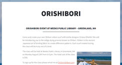 Desktop Screenshot of orishibori.com